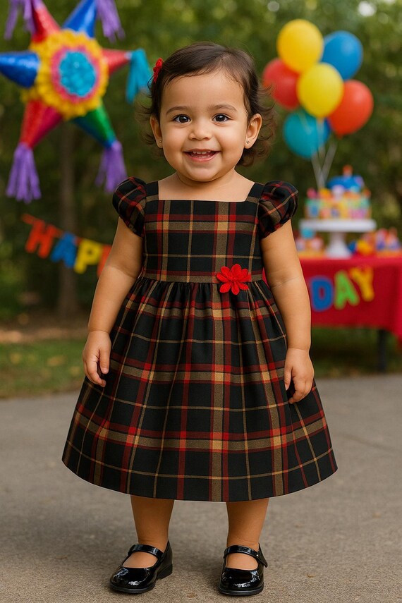 VTG Black Watch Plaid Formal Silk-like Dress for Toddler or Patti Playpal - SZ 2T - Etsy VTG Black Watch Plaid Formal Silk-like Dress for Toddler or Patti Playpal - SZ 2T - Etsy