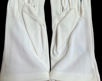 VTG White Little Girl Easter/Church/Formal Gloves 3-7YR