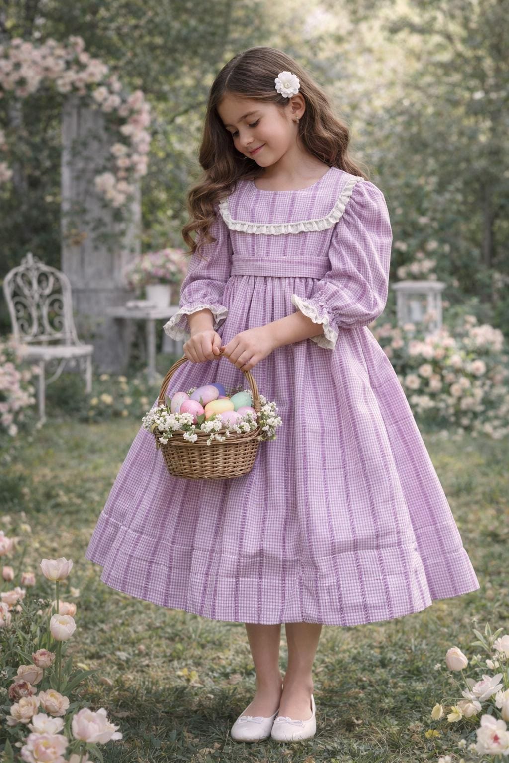 purple 60s dress Vintage 1950s 1960s Party Dress Purple Floral Lavender Chiffon