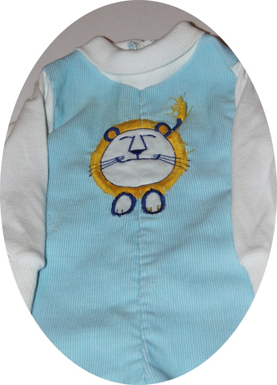 Bailey Boys Baby & Toddler Longall - Navy Blue Corduroy main image 1