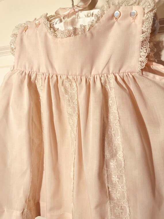Sweet Little 1960s Summer Pink Nannette dress wit… - image 7