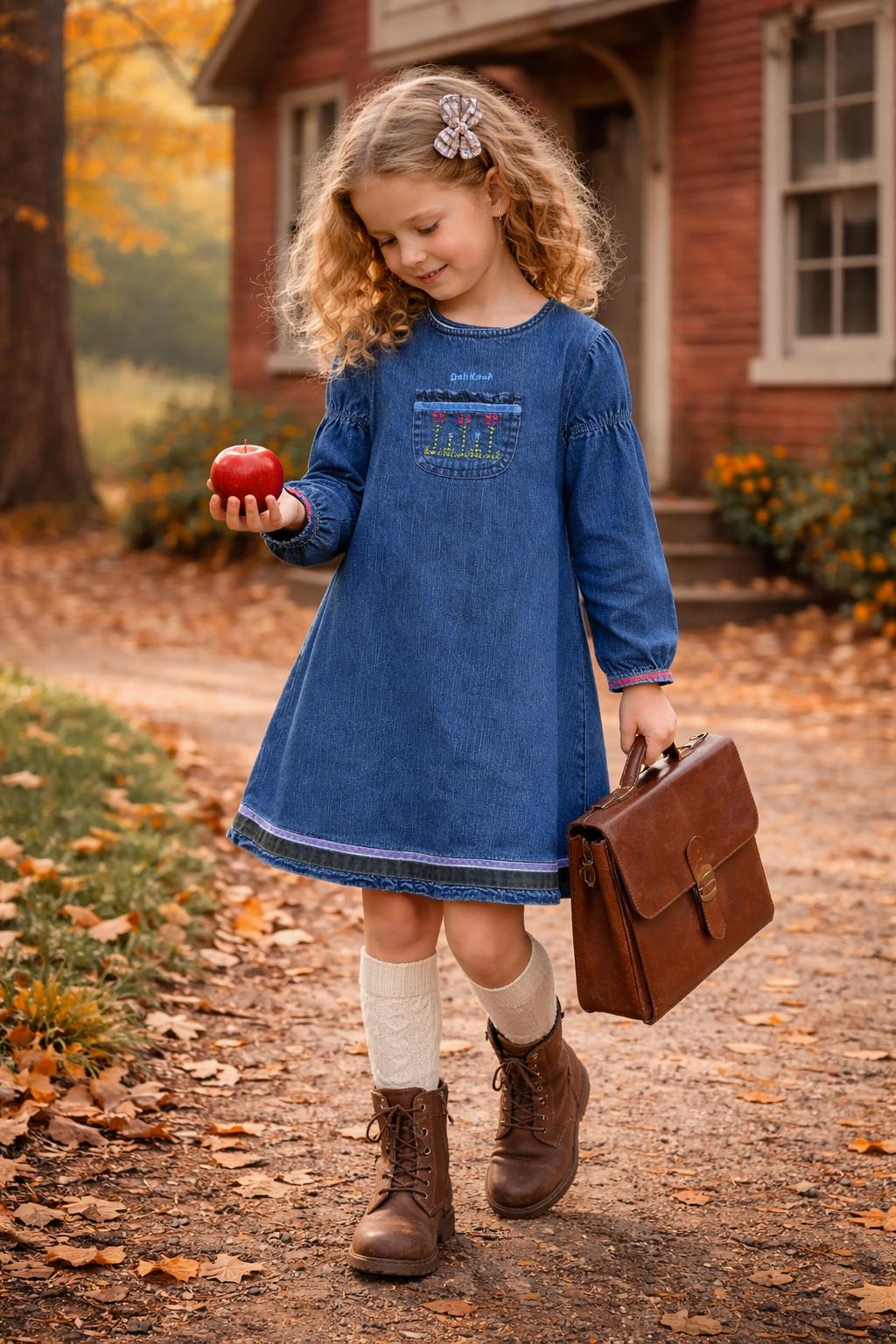 Oshkosh Denim Dress - Etsy