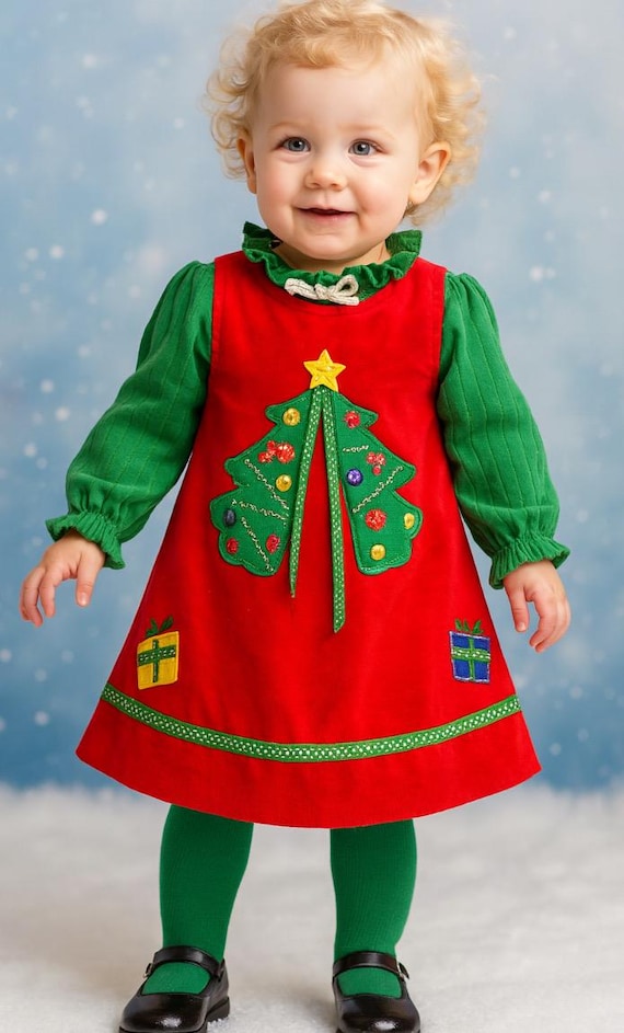 white christmas dresses Tinsel Tree Christmas Sweater Dress: Women's Christmas Outfits main image 1