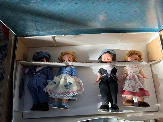 RARE! Madame Alexander 1950s TV Series Honeymooners Set/4 Dolls