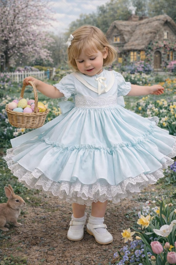 white lace summer dress Strasburg – Little Girls’ Flower Girl & Beach Portrait Dress, 3 Model-2 Size:4T US numeric Sareh Nouri - Vow Born from the meeting