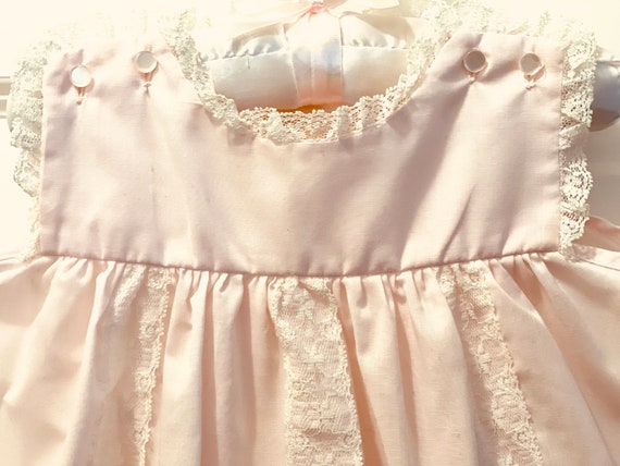 Sweet Little 1960s Summer Pink Nannette dress wit… - image 1