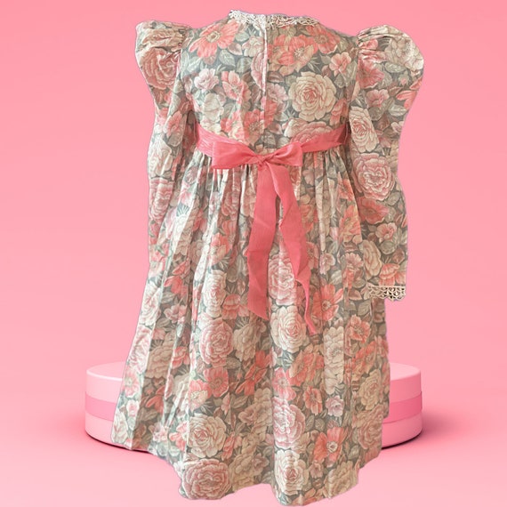 Vintage Ruth of Carolina Spring Floral Dress with… - image 3