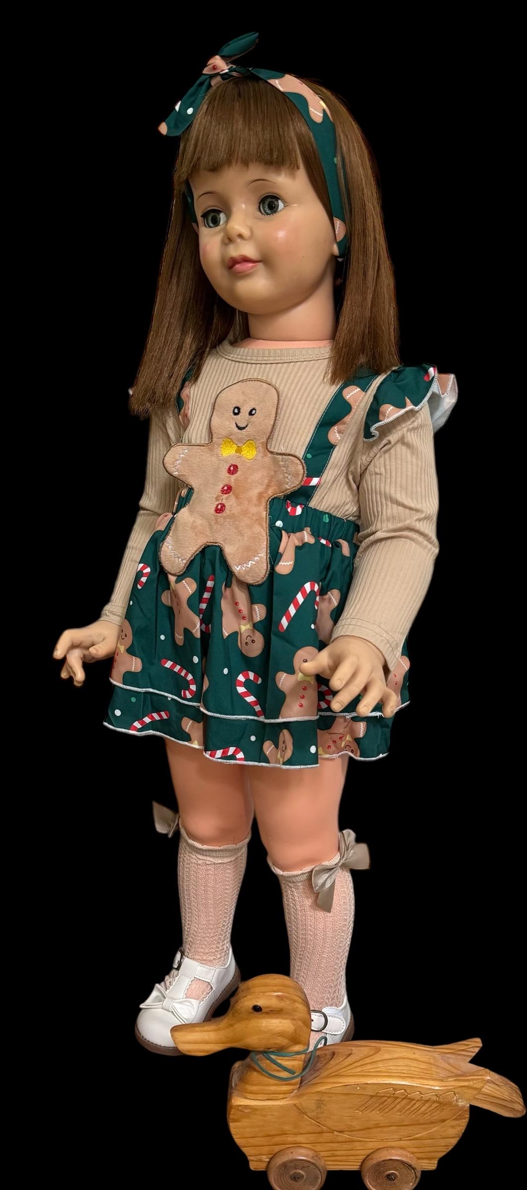 1960s Ideal Patti Playpal Honey Blond Girl Gingerbread Christmas Child Size Girl Doll 35 Etsy Australia