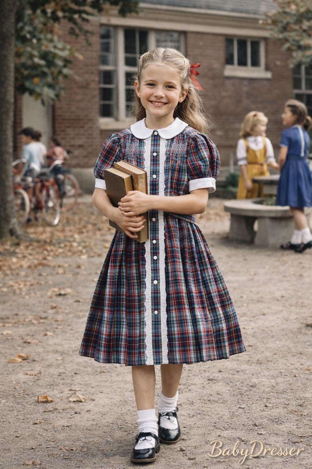 Plaid Christmas Smocked Dress - Etsy