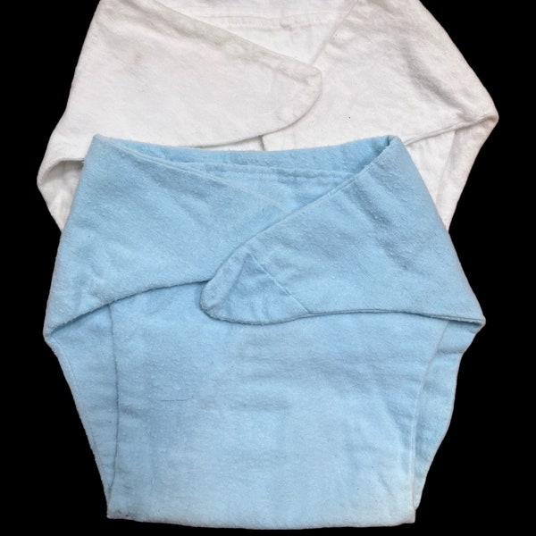 1960 Cotton Flannel Cloth Diaper Set