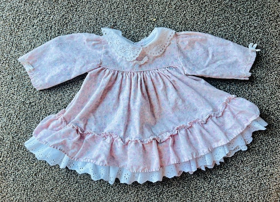 VTG Alexis Pink Frilly Lace Baby/doll Dress SZ 3-6M - Etsy Australia