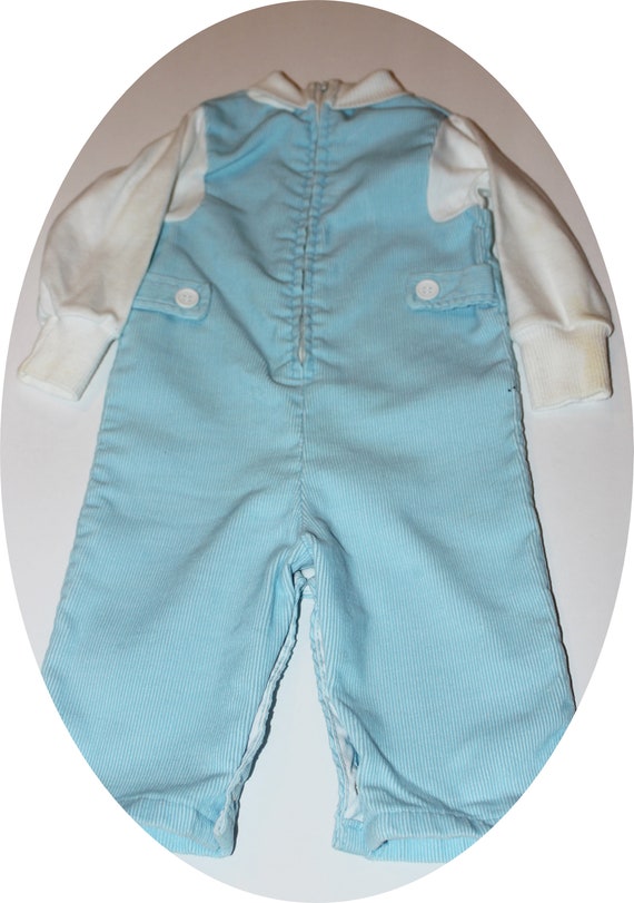 Baby Boy Blue Little Bitty Pretty One Convertible Coverall main image 1