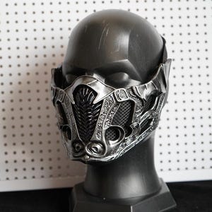 Sub-Zero-Helm, Mortal Kombat Cosplay-Maske, tragbares Kostüm, Gaming-Charakter-Requisite