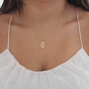 Kabbalah Necklace · Hamsa Necklace · Gold Filled Necklace · Simple Necklace · Everyday Necklace · Delicate Necklace · Charm Necklace