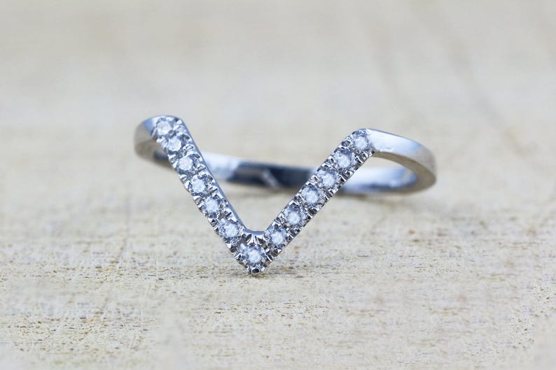 Wishrocks Round Cut White Cubic Zirconia Open Engagement Ring in 14K White Gold Over Sterling Silver
