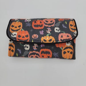 Cartera de calabazas de Halloween