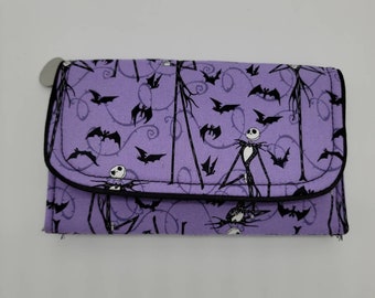 Wallet nightmare before Christmas purple Jack