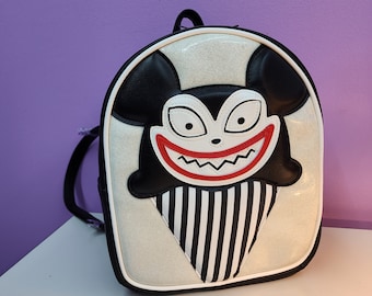 Evil teddy mini backpack Halloween  backpack purse tote diaper bag