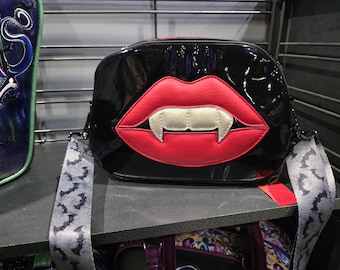 Vampire bowler purse/bag/handbag/cross body bag