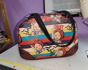 Good guy chucky  bowler style bag purse tote