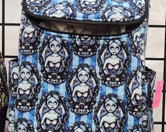 Dead bride  backpack Halloween  backpack purse tote diaper bag