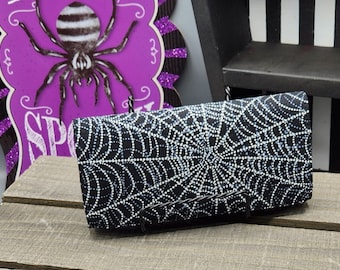 Halloween spiderweb wallet