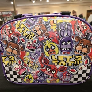 5 nights horror purse tote bowler style bag