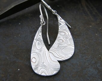 Mokume Earrings