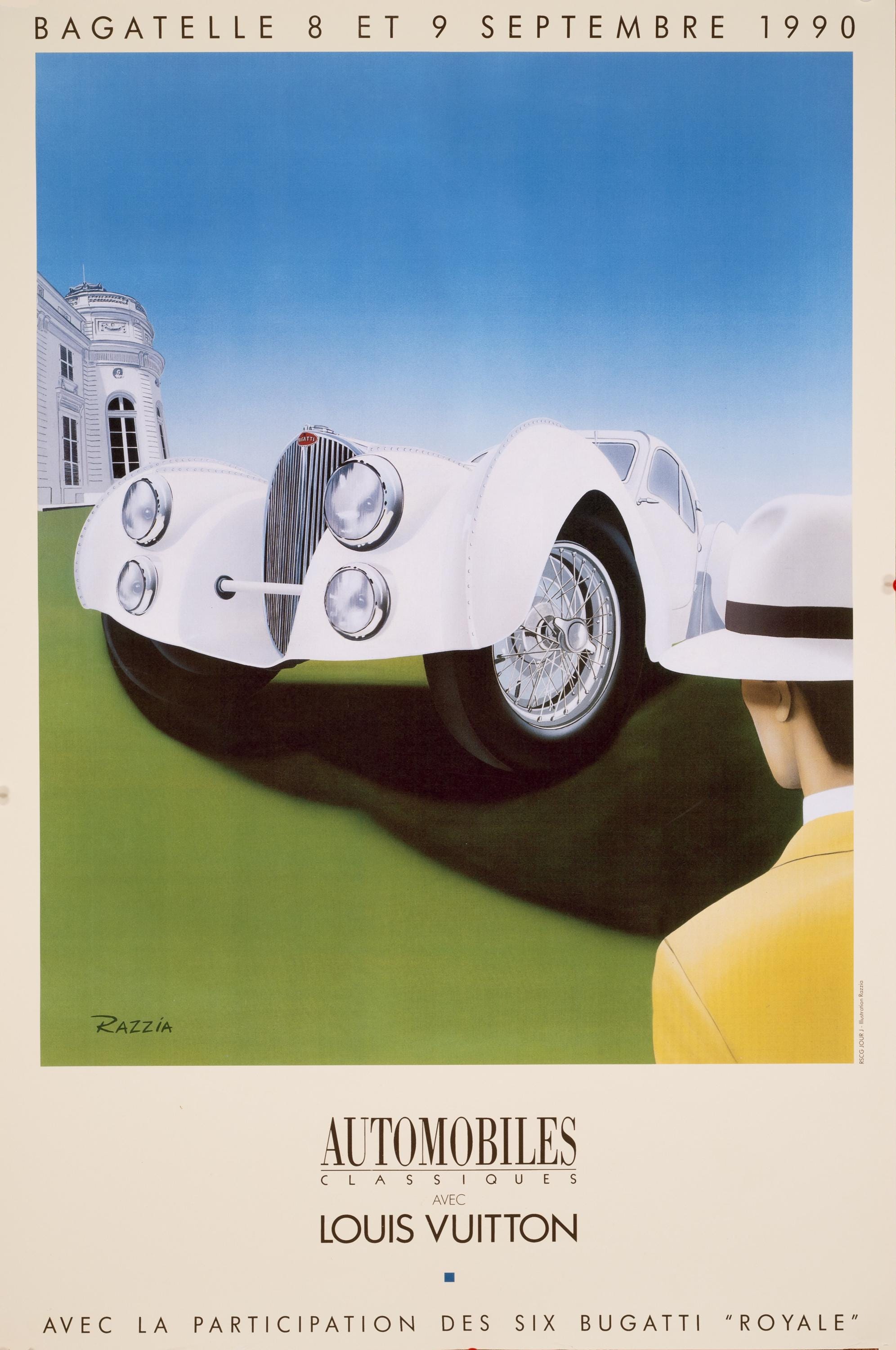 Louis Vuitton Poster With Automobiles - Etsy