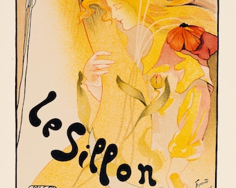 Fernand Toussaint – Le Sillon – Original Chaix-Lithographie von 1896 – Les Affiches Étrangères