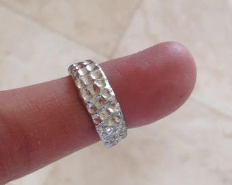 Reproduction Pewter Thimble Ring Cast From Original