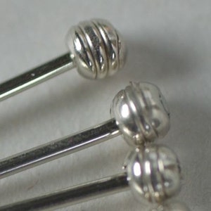 Small Nickel Silver Dress Pins image 3