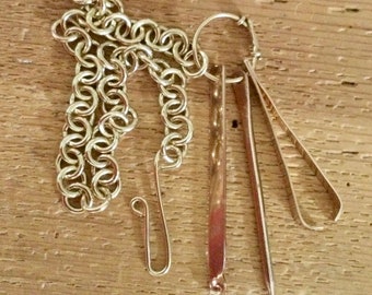 Bronze Toiletry Set on a Chain