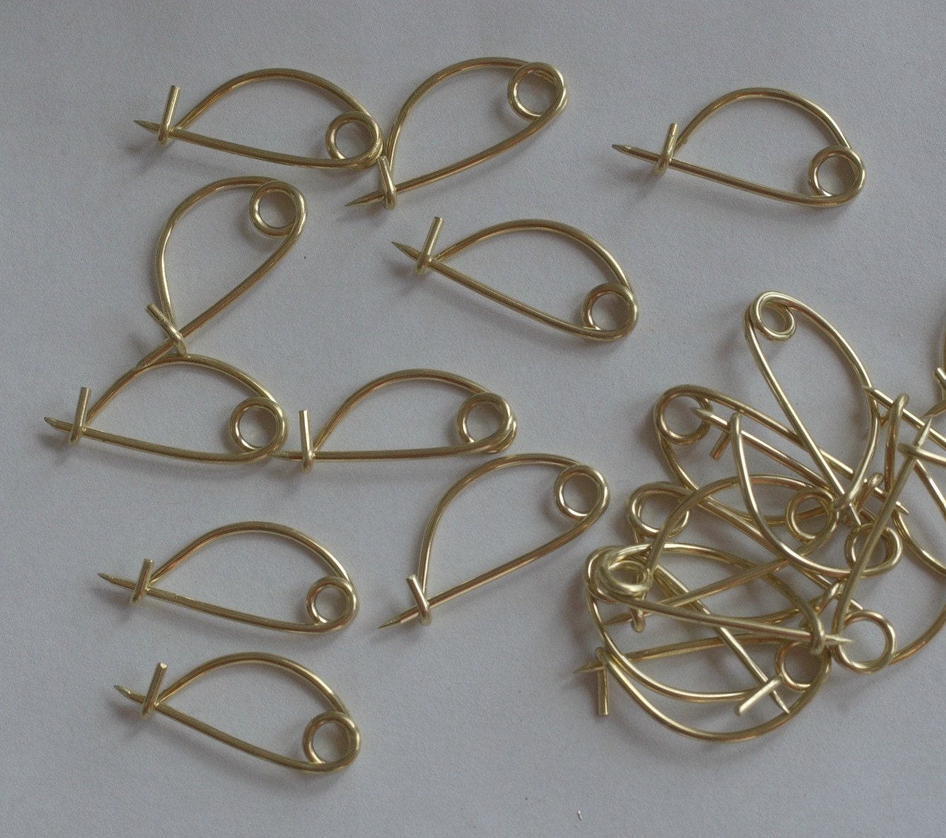 Brass Fibulae - set of 6