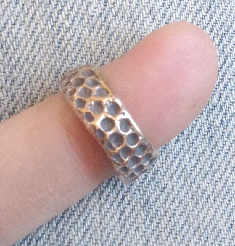 Cast Bronze Medieval Thimble Ring Reproduction Etsy