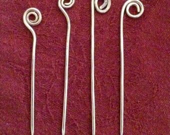 Large Bronze Dress Pins