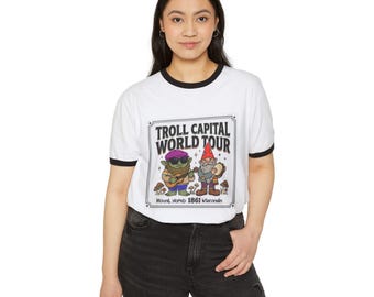 Troll Capital World Tour T-Shirt | Retro Gnome Band Tee