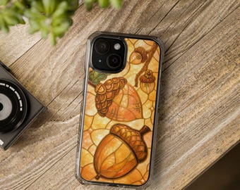 Autumn Acorn MagSafe Phone Case i Phone 14 15 16 17 pro max