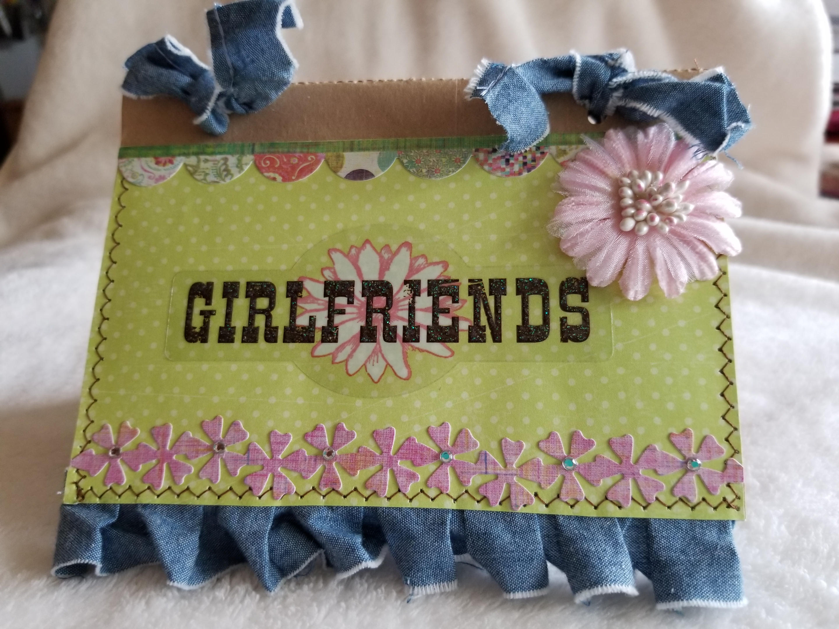 Paperbag Scrapbook Album Girlfriends Etsy