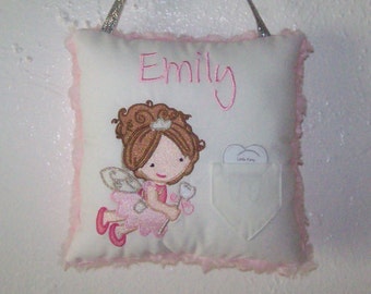 Tooth Fairy Pillow - custom and made to order: personalized embroidery