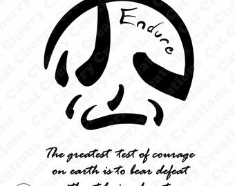 Ninja Skull Kanji Kaligrafia PNG Clipart 43 Oryginalne ręcznie rysowane japońskie znaki Nin Ink Wash Komercyjny T-shirt POD Zasób cyfrowy