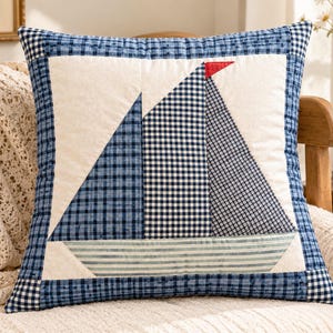 Vintage Suttles & Seawinds Quilted Pillow Sham 26×22"