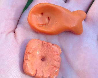 Handmade Snack-Inspired Worry Stone, Nostalgic Fidget, Food Trinket