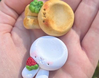 Marshmallow Bunny Worry Stones