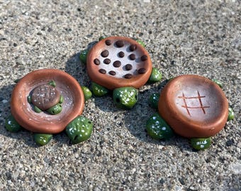 Turtle Polymer Clay Mini Worry Stones