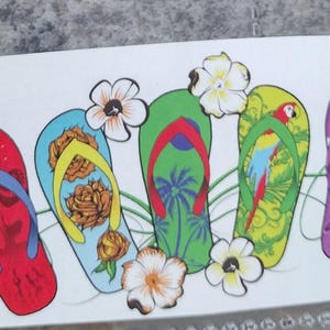 Tropical Flip Flops Beach Vacation T-shirt