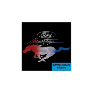 All American Red White & Blue Ford Mustang T-shirt