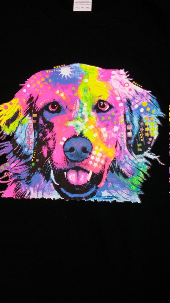 Dean Russo Lab Love Chocolate Yellow Black Lab Patchwork Dog T-Shirt