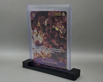 One Piece Card Display - Heavy Duty Toploader Display Stand | 3D Printed Premium Card Guard Holder for One Piece TCG & Toploaders