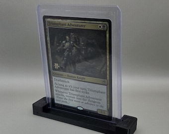 Magic The Gathering Card Holder - Heavy Duty Toploader Display Stand | 3D Printed Premium Card Guard Holder for MTG Cards & Toploaders